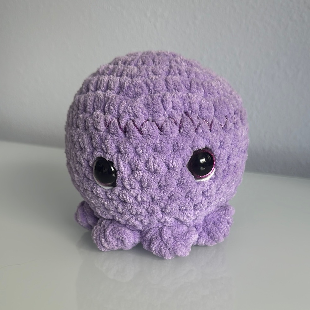 Crochet Purple Octopus